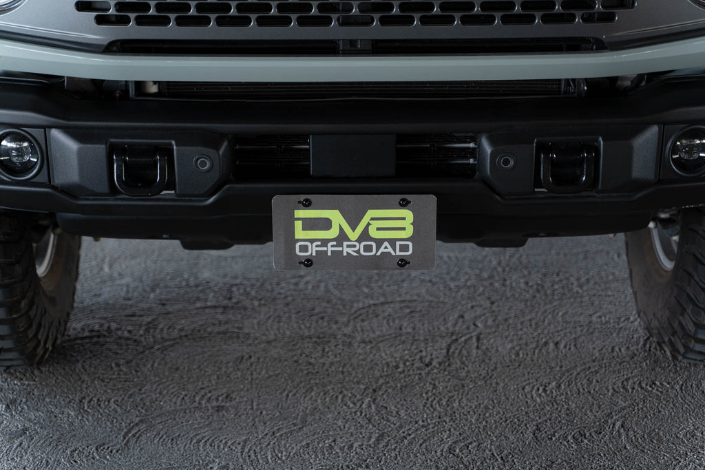 DV8 Offroad LPBR-04 Ford Bronco Capable Bumper Front License Plate Mount