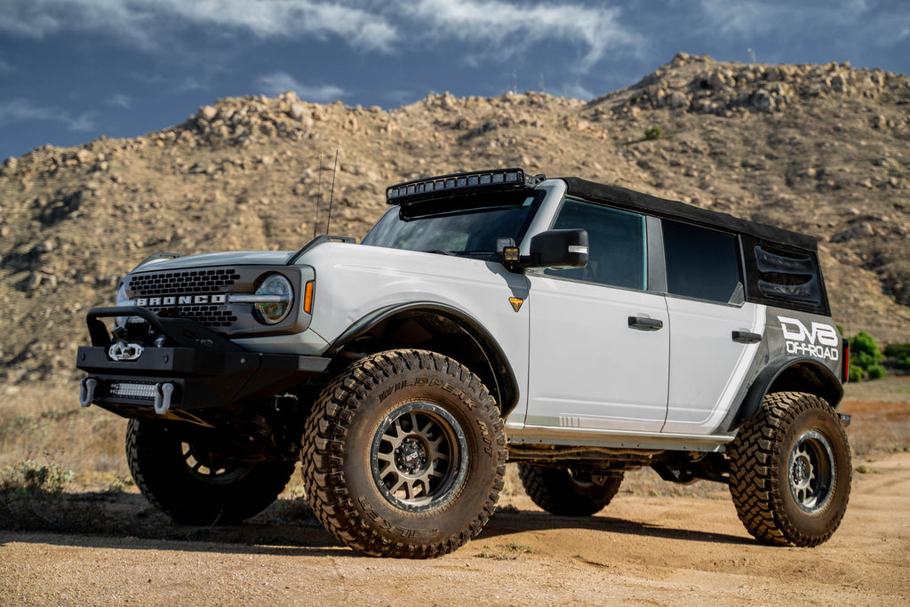 DV8 Offroad LBBR-08 Ford Bronco A-Pillar Dual Light Pod Drop Mounts