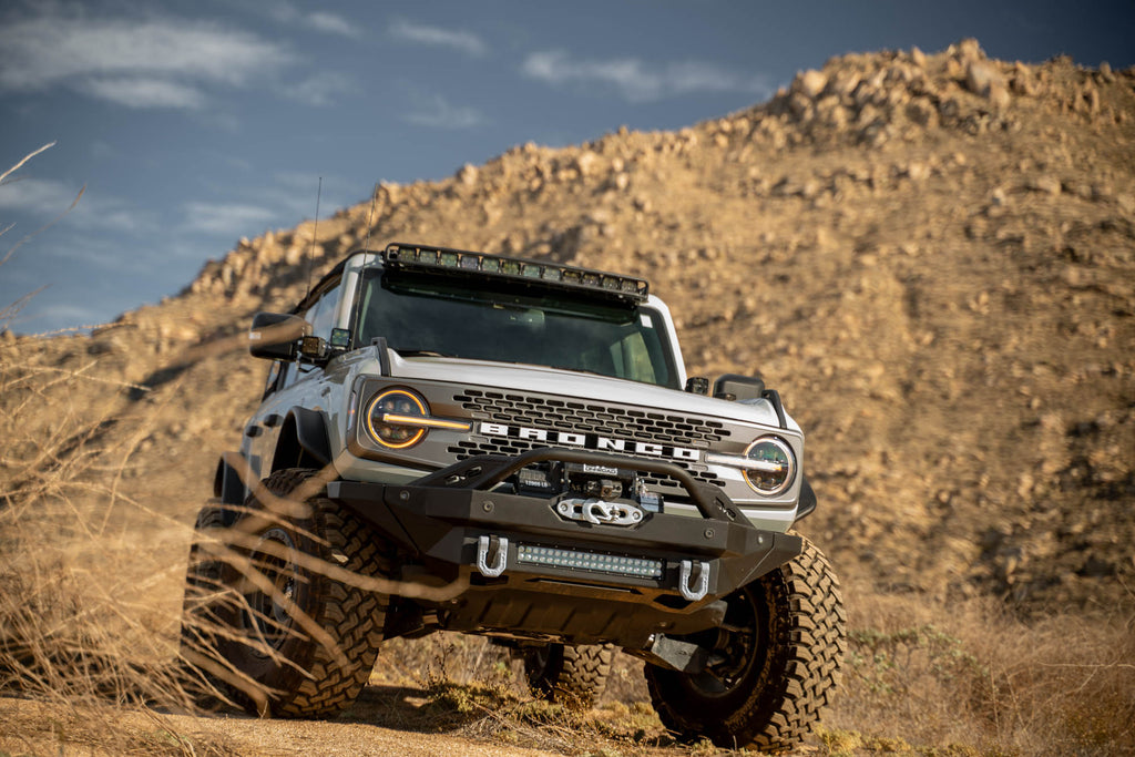 DV8 Offroad LBBR-08 Ford Bronco A-Pillar Dual Light Pod Drop Mounts