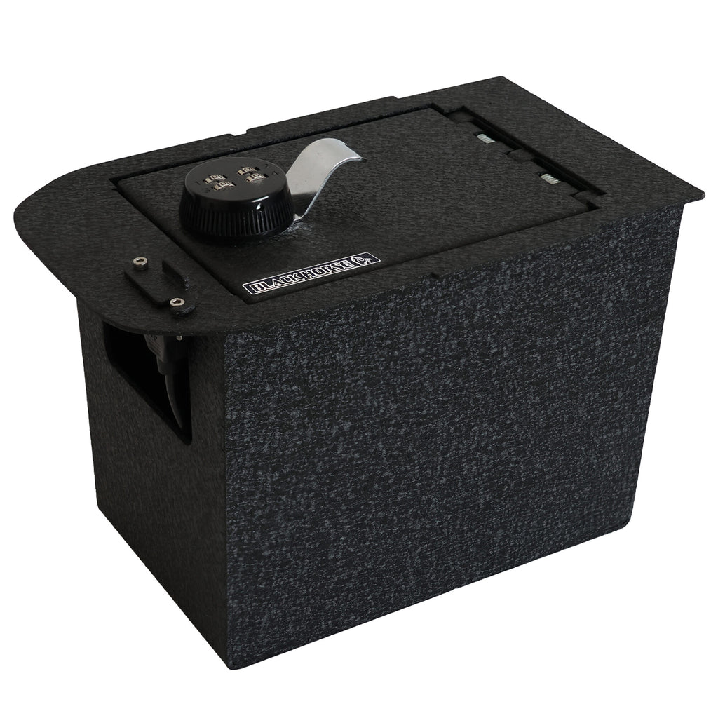 Black Horse Off Road LBGM22 Center Console Safe for Select Chevrolet Silverado 1500, GMC Sierra