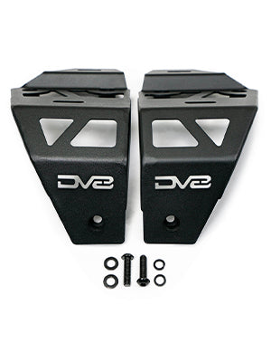 DV8 Offroad LBJL-04 2018-22 Jeep JL & 2020-2022 Jeep JT A-Pillar Dual Pod Light Mounts for Select Jeep Gladiator, Jeep Wrangler