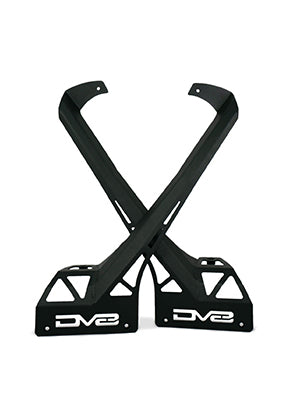 DV8 Offroad LBJL-07 2020-22 Jeep JL 392 & JT Mojave A-Pillar Light Bar Mount for Select Jeep Gladiator, Jeep Wrangler
