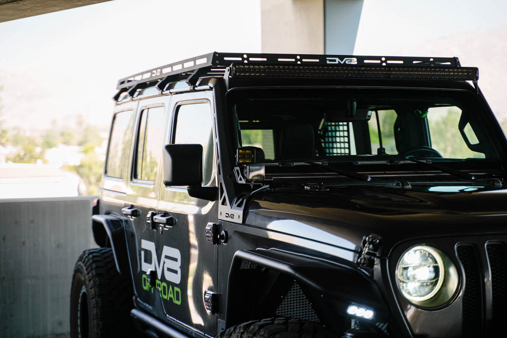 DV8 Offroad LBJL-10 Jeep Wrangler JL & Gladiator JT Light Bar Mount