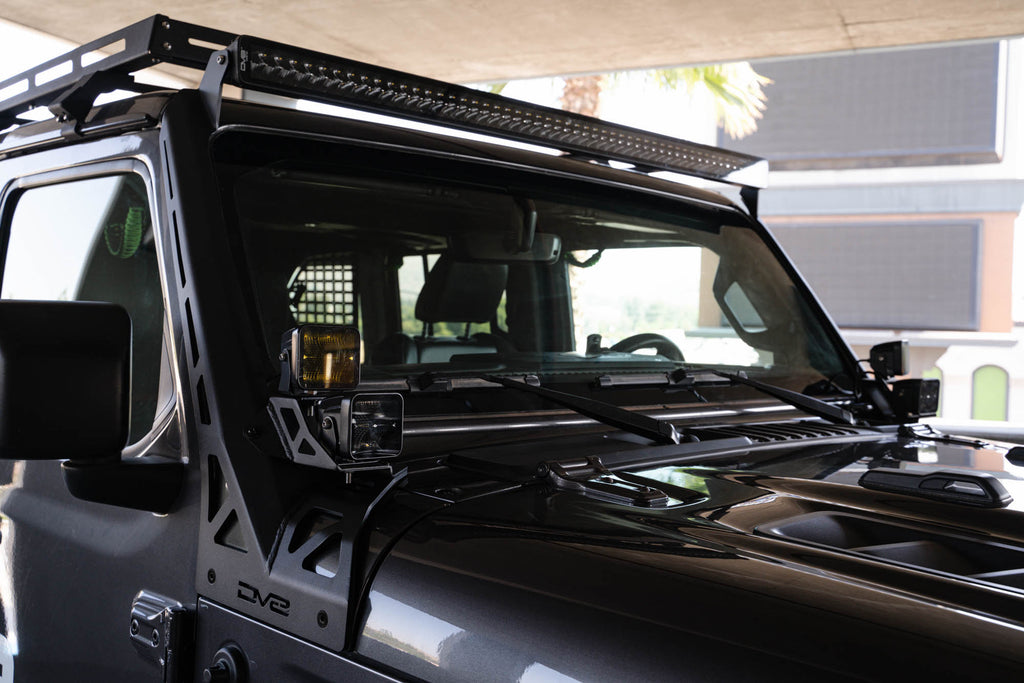 DV8 Offroad LBJL-10 Jeep Wrangler JL & Gladiator JT Light Bar Mount