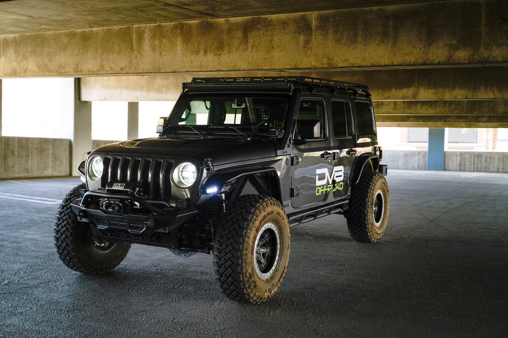 DV8 Offroad LBJL-10 Jeep Wrangler JL & Gladiator JT Light Bar Mount