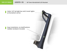 Load image into Gallery viewer, DV8 Offroad LBSRTB-05 Full A-Pillar Light Mount for Select Jeep Wrangler, Jeep Wrangler JK