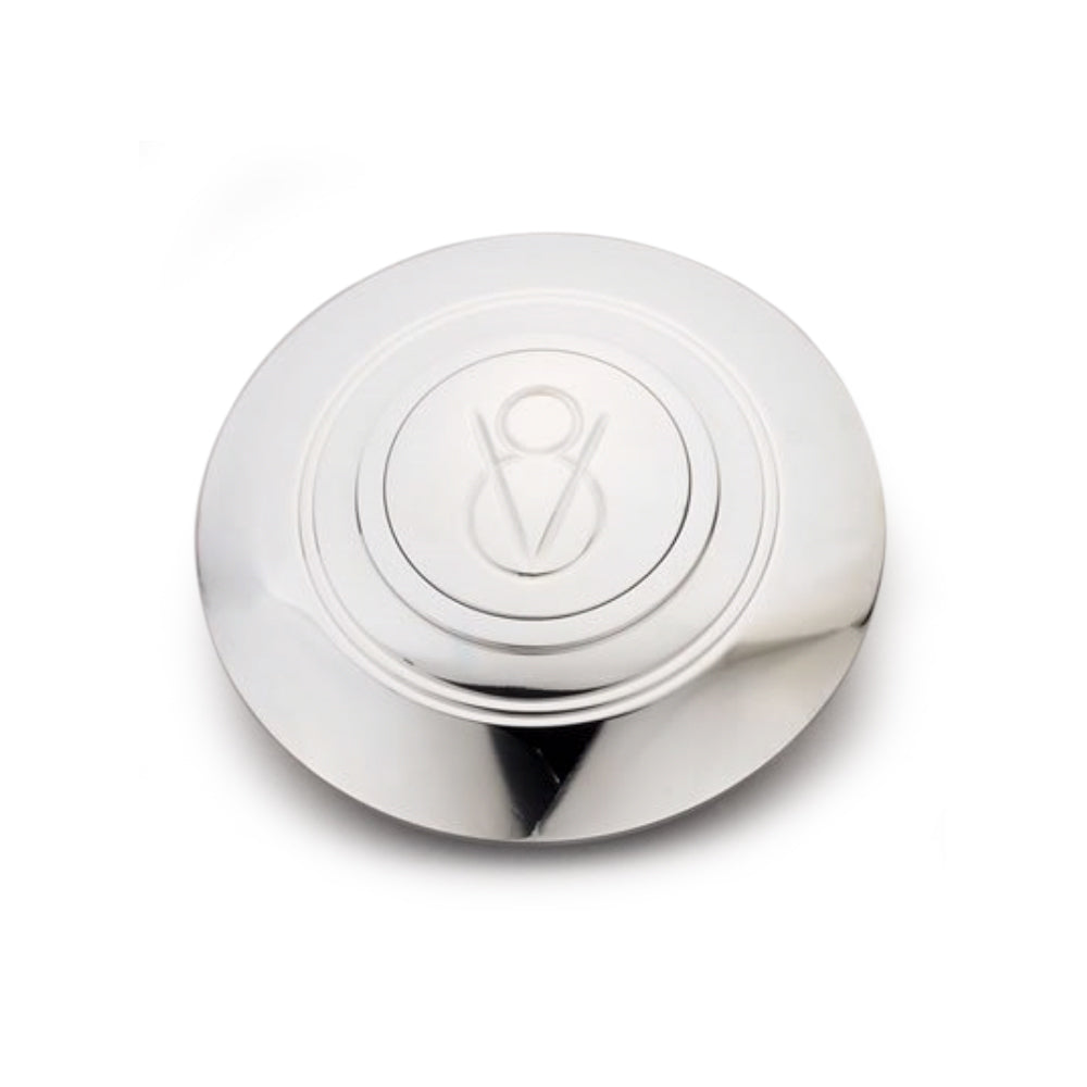 LECARRA STEERING WHEELS 3455 Horn Cover Assembly Dome d V8 Logo Polished