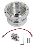 LECARRA STEERING WHEELS BA-22455 Steering Wheel Adapter Billet Aluminum