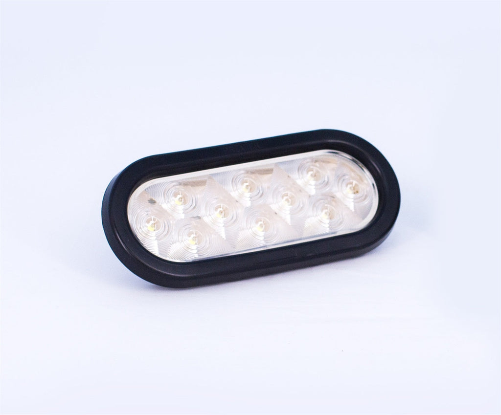Ranch Hand LEDLIGHTCLEAR LED Light; 6 in. Oval; Clear LED Light; - Truck Part Superstore
