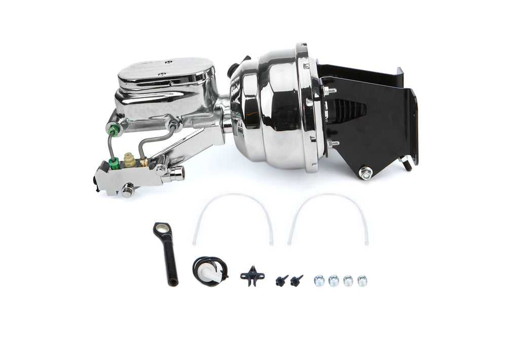 LEED BRAKES C9FB2 8in Dual Power Booster 1in Bore Flat Top