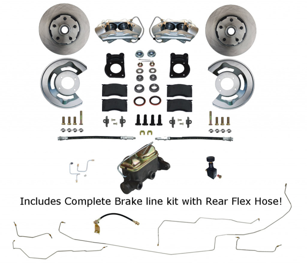 LEED BRAKES FC0001-405LK Mustang 1965-66 Manual C onversion Kit with Compl