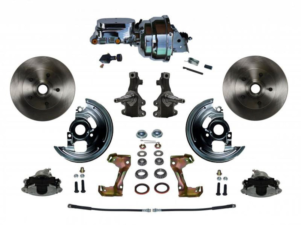 LEED BRAKES FC1003-N605 A/F & X-Body Power Brake Conversion Kit 2in Drop