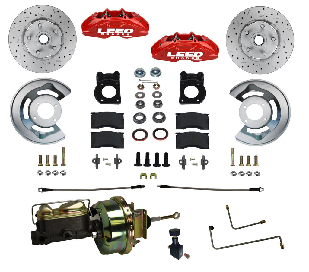 LEED BRAKES RFC0005-H405AX 65-66 Mustang Brake Conversion Kit