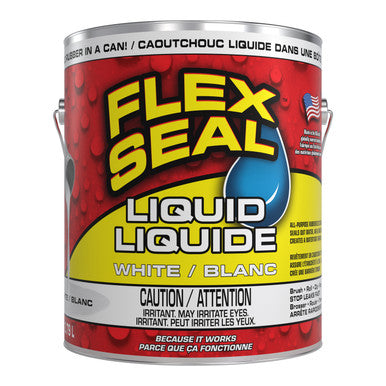 Flex Seal LFSWHTC01 Flex Seal Liquid - White  Huge 1 Gallon