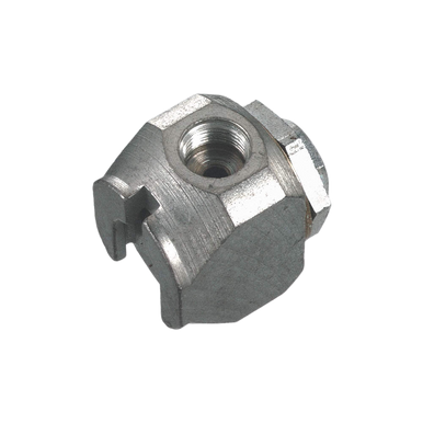 Lincoln Industrial 81458 Button Head Grease Coupler - Inlet 7/16 - 27 Female Thread