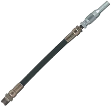 Load image into Gallery viewer, Lincoln Industrial 82258 Flexible Hose Extension with Auto Shut Off Nozzle for Oil meters &amp; Control Valves, 1/2 Inch NPSI (m)