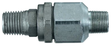 Lincoln Industrial 82399 Straight Swivel, High Pressure, 1/2 in. -27 (m) x 1/4 in. NPT (m), Max. Pressure 4500 PSI