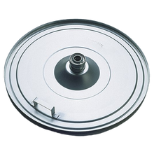 Load image into Gallery viewer, Lincoln Industrial 83366 Deluxe Pressed Steel Follower Plate, 1 Inch Center Bore, 400# Refinery Drum application
