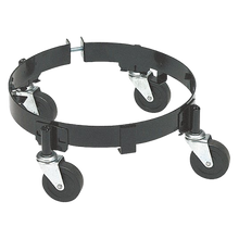 Load image into Gallery viewer, Lincoln Industrial 84191 Band Dolly and Caster Assembly For 25-50 Lb Refinery Containers, Black