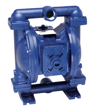Lincoln Industrial 85627 One Inch Aluminum Air-Operated Double Diaphragm Pump, Max Pressure 125 PSI, Air Inlet 1/2 Inch NPT (f)