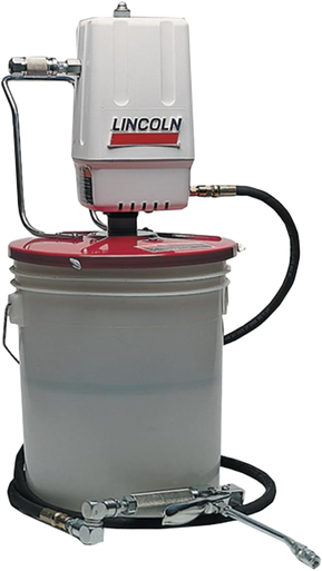 Lincoln Industrial 989 Heavy Duty Air-Operated Double-Acting Grease Pump for 25-50 lbs. Drums