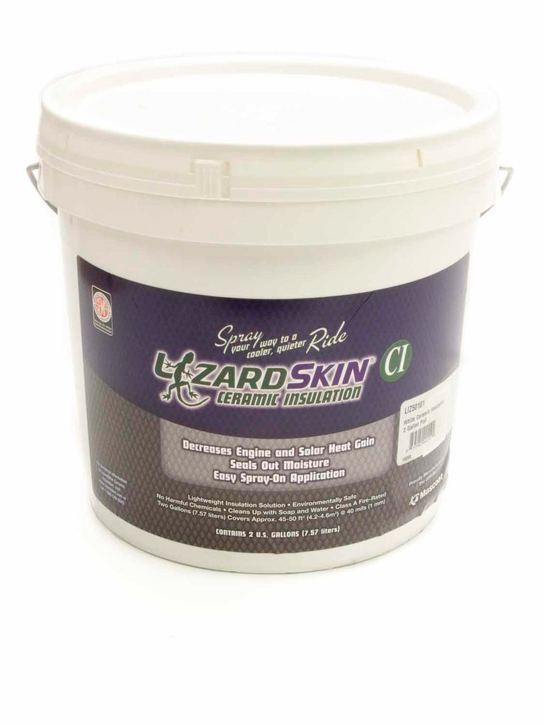 LIZARD SKIN 50101 White Ceramic Insulation 2 Gallon Pail