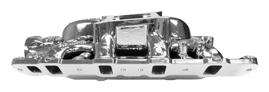 Edelbrock 7521-CP Edelbrock RPM Air-Gap Intake Manifold for Small-Block Ford, Chrome Plasma Finish
