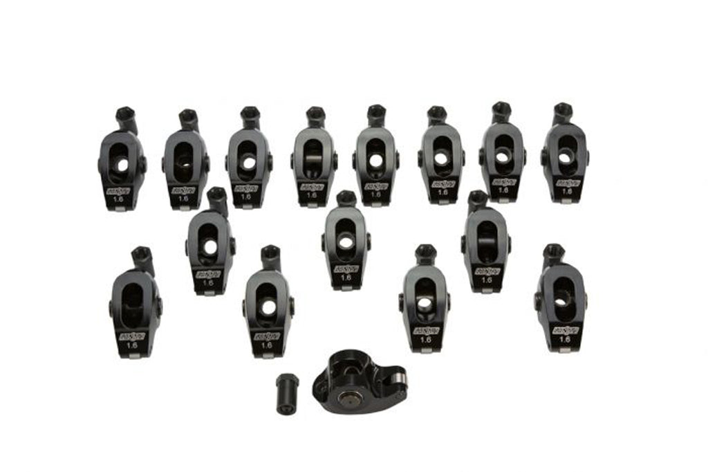 LUNATI 15390-16 SBF Alm. Roller Rocker Arm Set 1.6 Ratio