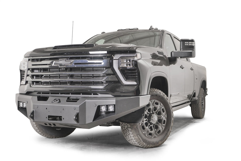 Fab Fours CH24-A6151-B Premium Winch Front Bumper for Select Chevrolet Silverado HD, Chevrolet Silverado HD
