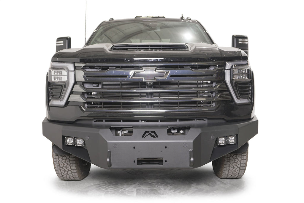 Fab Fours CH24-A6151-1 Premium Winch Front Bumper for Select Chevrolet Silverado HD, Chevrolet Silverado HD
