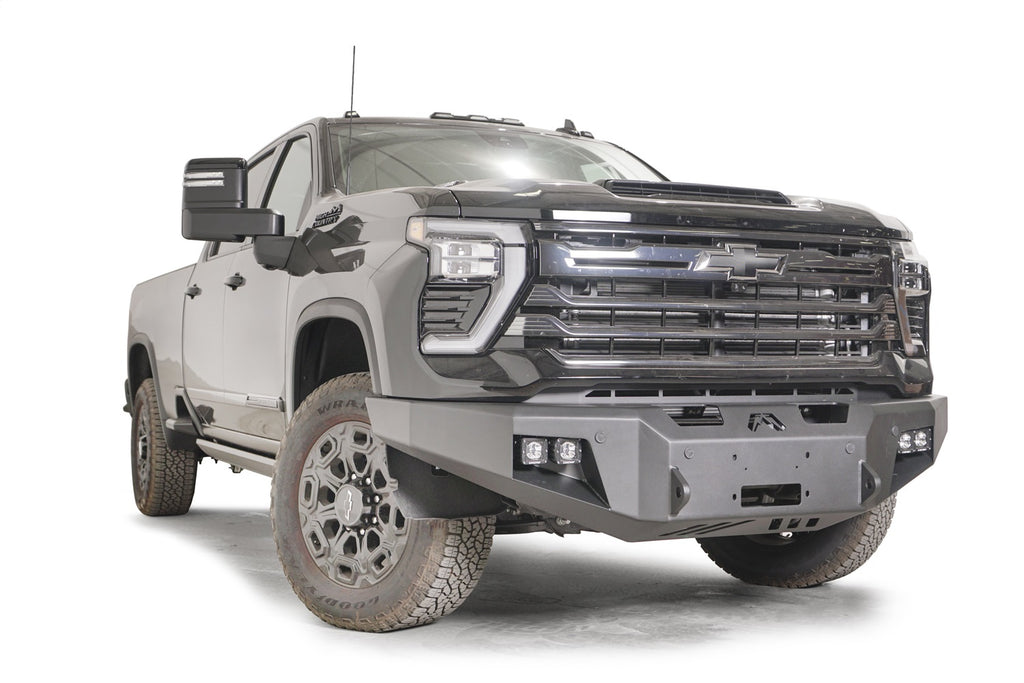 Fab Fours CH24-A6151-B Premium Winch Front Bumper for Select Chevrolet Silverado HD, Chevrolet Silverado HD