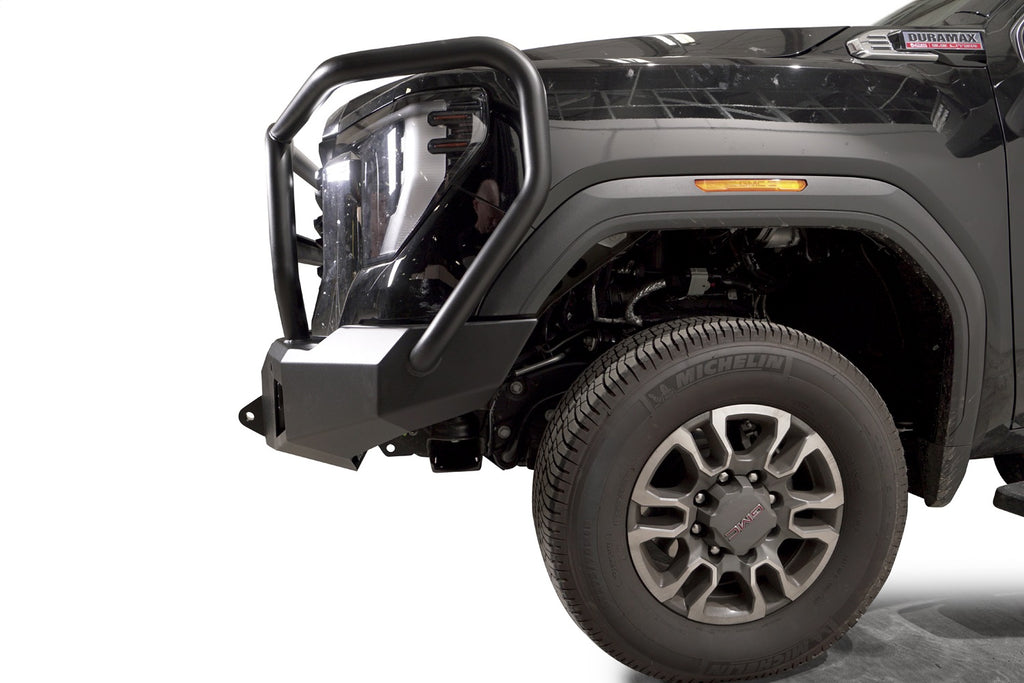 Fab Fours GM24-A6250-1 Premium Winch Front Bumper for Select GMC Sierra HD, GMC Sierra HD
