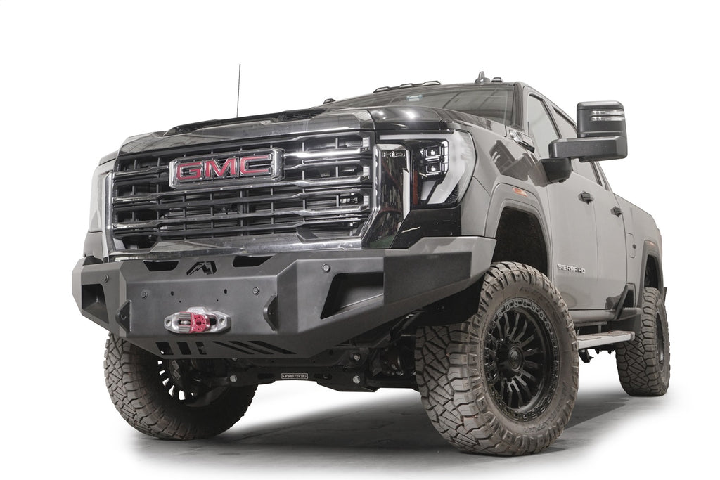 Fab Fours GM24-A6251-1 Premium Winch Front Bumper for Select GMC Sierra HD, GMC Sierra HD