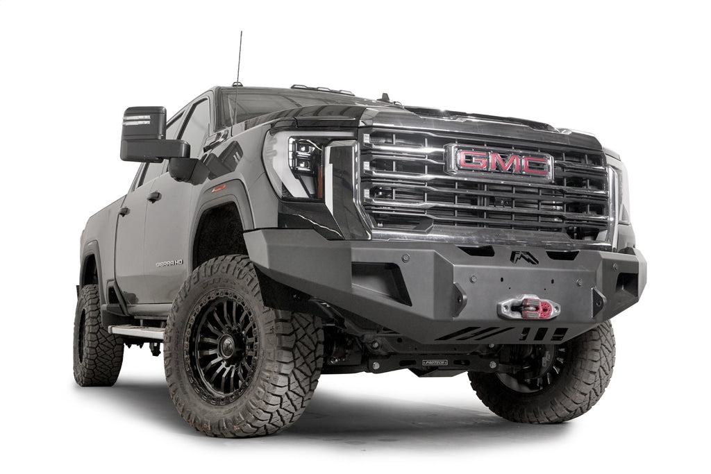 Fab Fours GM24-A6251-1 Premium Winch Front Bumper for Select GMC Sierra HD, GMC Sierra HD