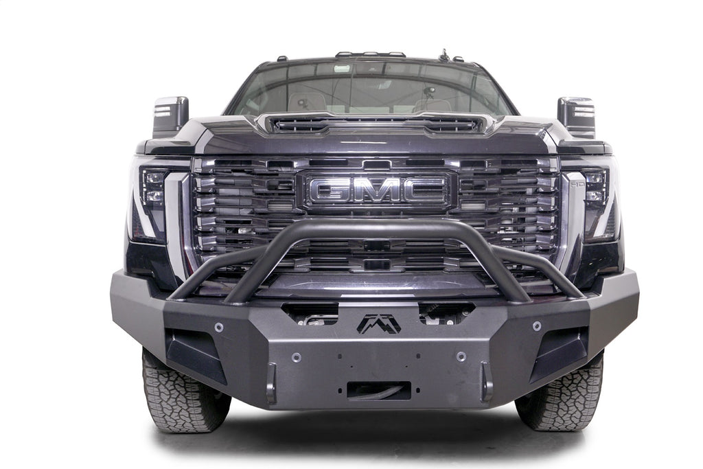 Fab Fours GM24-A6252-1 Premium Winch Front Bumper for Select GMC Sierra HD, GMC Sierra HD
