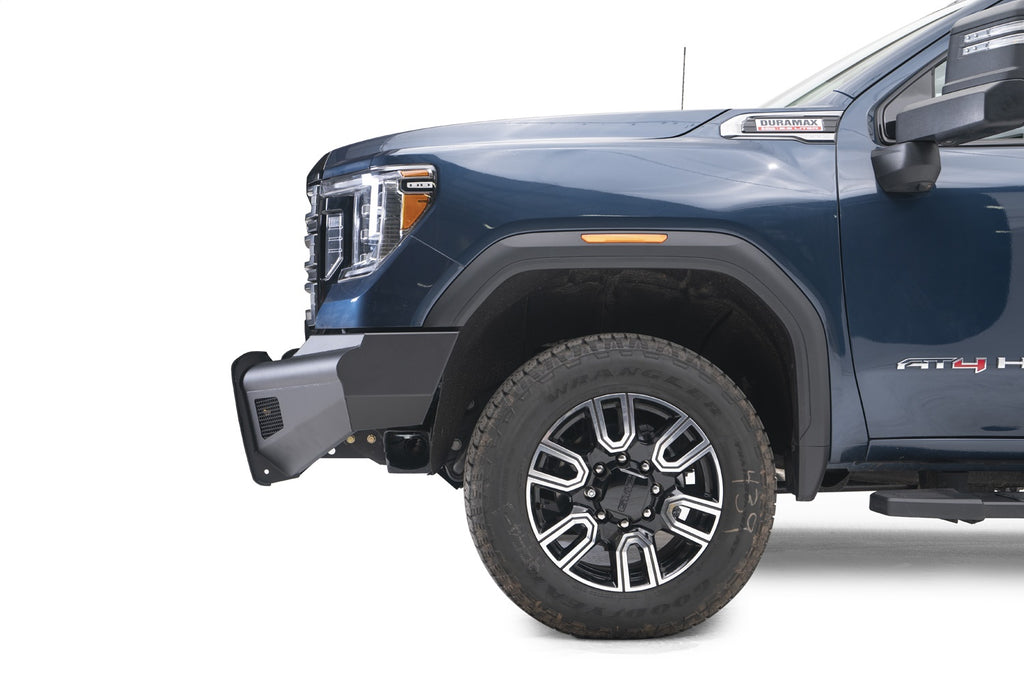 Fab Fours GM20-Q5061-1 Black Steel Front Bumper for Select GMC Sierra HD, GMC Sierra HD