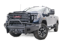 Load image into Gallery viewer, Fab Fours GM20-Q5062-1 Black Steel Front Bumper for Select GMC Sierra HD, GMC Sierra HD