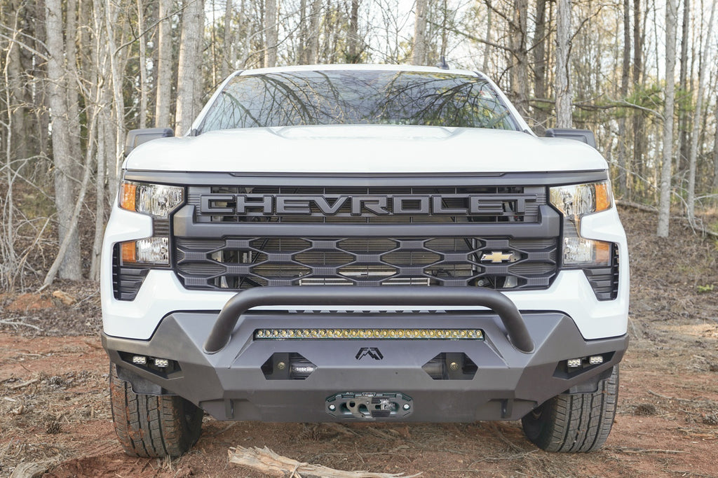 Fab Fours CS22-X5662-B Matrix Front Bumper for Select Chevrolet Silverado