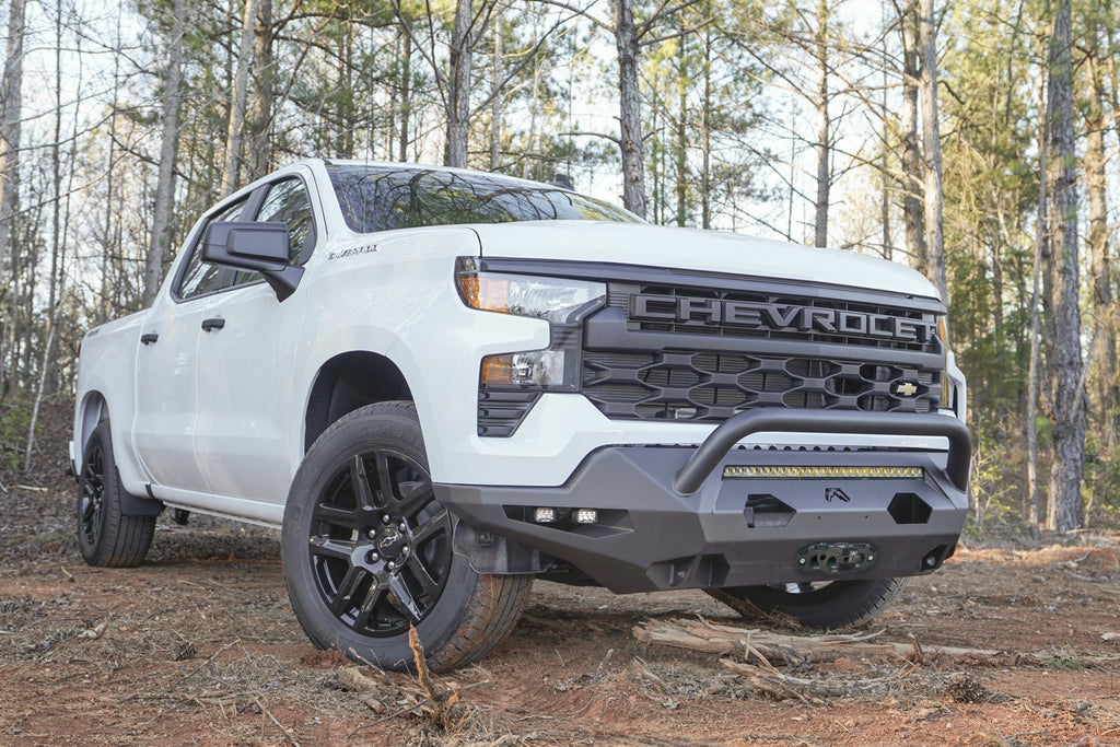 Fab Fours CS22-X5652-B Matrix Front Bumper for Select Chevrolet Silverado