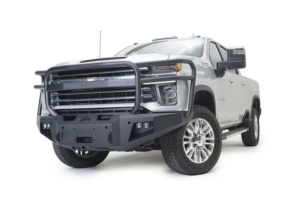 Fab Fours CH20-A4950-1 Premium Winch Front Bumper for Select Chevrolet Silverado HD, Chevrolet Silverado HD
