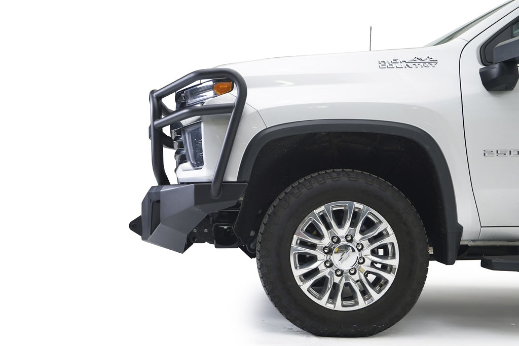 Fab Fours CH20-A4950-1 Premium Winch Front Bumper for Select Chevrolet Silverado HD, Chevrolet Silverado HD
