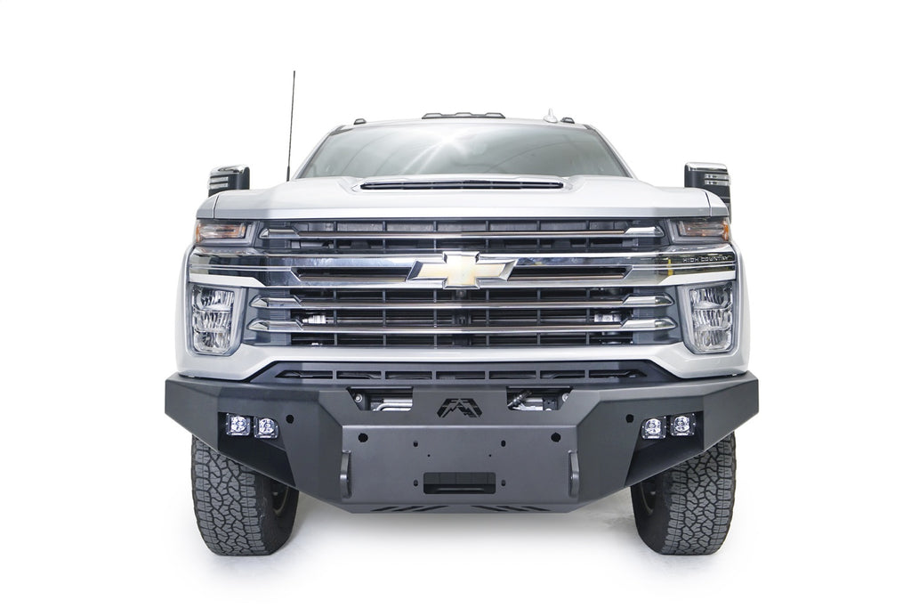 Fab Fours CH20-A4951-1 Premium Winch Front Bumper for Select Chevrolet Silverado HD, Chevrolet Silverado HD