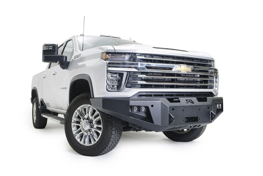 Fab Fours CH20-A4951-B Premium Winch Front Bumper for Select Chevrolet Silverado HD, Chevrolet Silverado HD