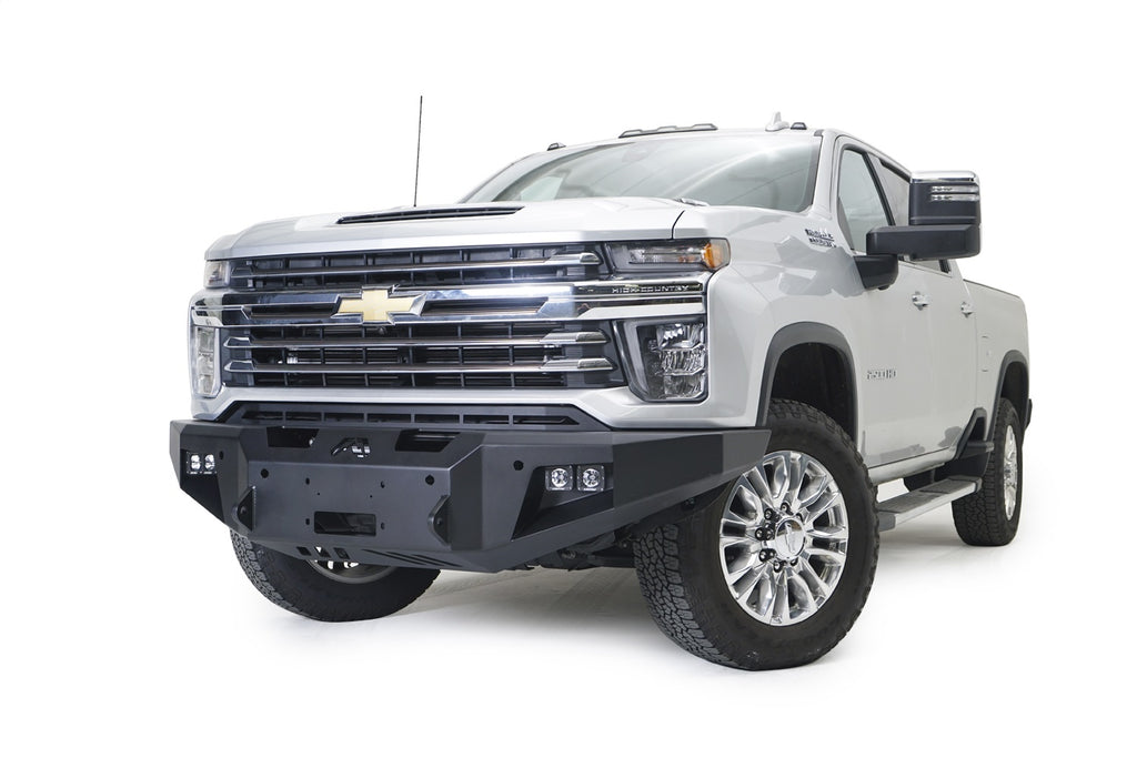 Fab Fours CH20-A4951-1 Premium Winch Front Bumper for Select Chevrolet Silverado HD, Chevrolet Silverado HD