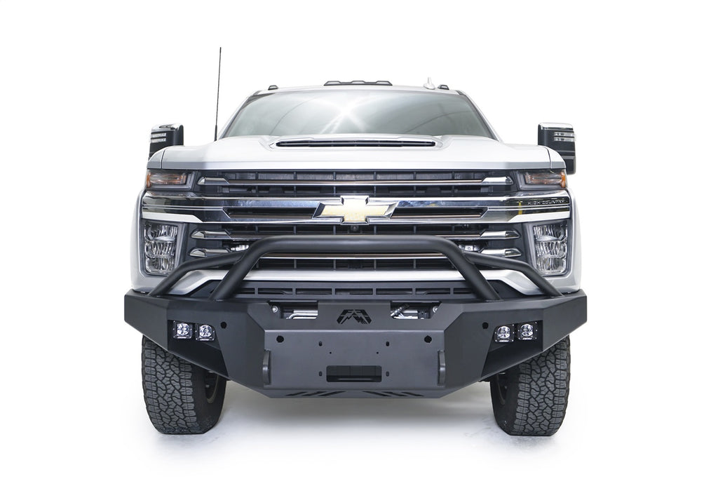 Fab Fours CH20-A4952-1 Premium Winch Front Bumper for Select Chevrolet Silverado HD, Chevrolet Silverado HD