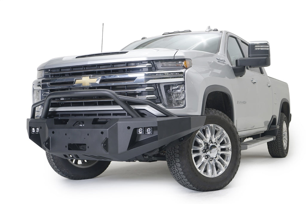 Fab Fours CH20-A4952-1 Premium Winch Front Bumper for Select Chevrolet Silverado HD, Chevrolet Silverado HD