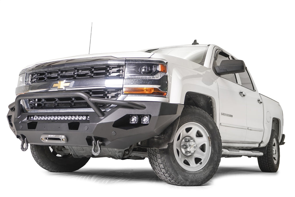 Fab Fours CS16-X4852-B Matrix Front Bumper for Select Chevrolet Silverado