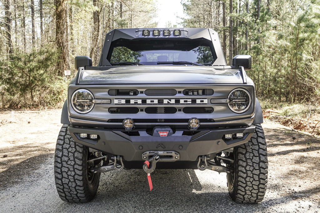 Fab Fours FB21-F5251-1 Lifestyle Winch Front Bumper for Select Ford Bronco