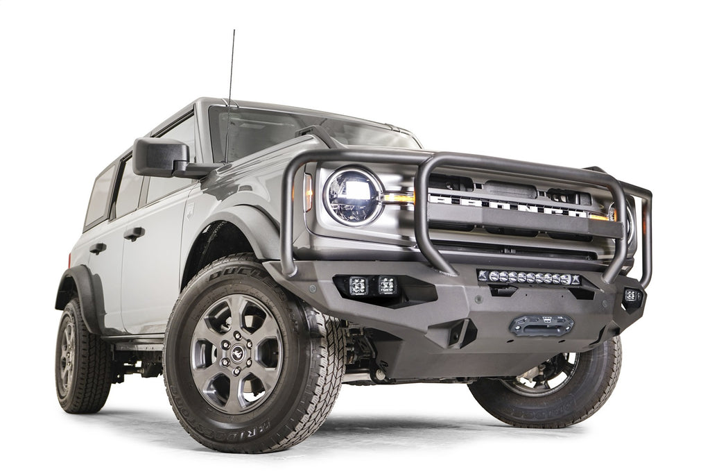 Fab Fours FB21-X5250-B Matrix Front Bumper for Select Ford Bronco