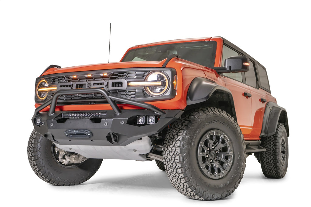 Fab Fours BR22-X5752-B Matrix Front Bumper for Select Ford Bronco